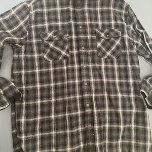 Men's Black Plaid Shirt